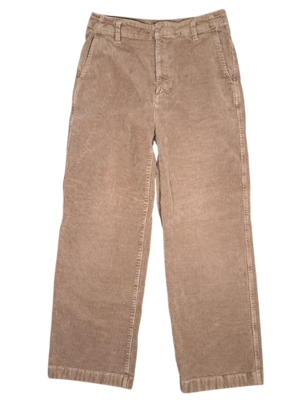 Gap Mid Rise Loose Corduroy Pants Womens Size 6 Wide Leg Baggy Brown Tan Slouchy